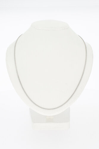 18 karaat witgouden schakelketting - 41,9 mm