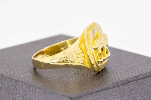Statementring 14 Karaat goud - 19,9 mm
