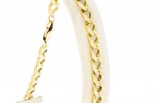 14 Karaat goud Gourmet armband - 24,8 cm