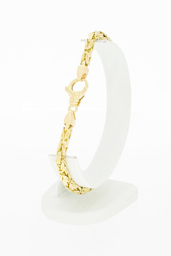 14 Karaat gouden Koningsarmband - 22,7 cm