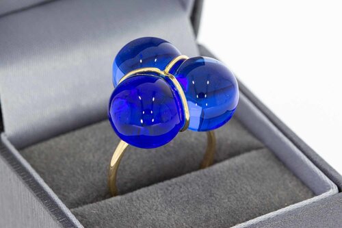 18 karaat Baccarat Kristal ring - 18,2 mm