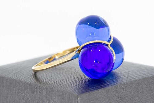 18 karaat Baccarat Kristal ring - 18,2 mm