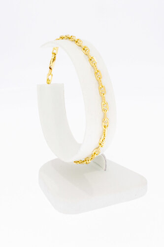 18 Karaat Anker schakelarmband - 18,4 cm
