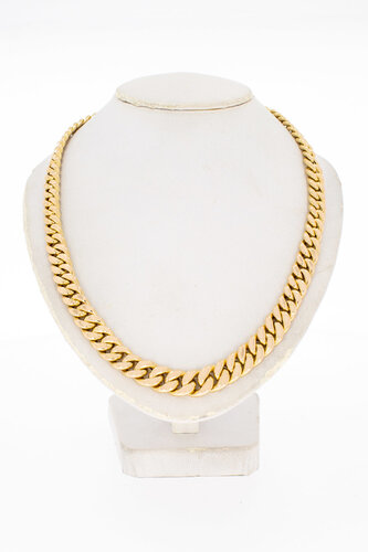 Gourmet ketting 18 Karaat goud - 42,5 cm