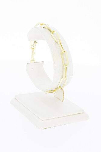 14 Karaat gouden Closed forever armband - 20 cm