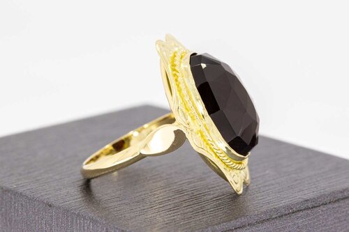 Vintage 14 Karaat Granaat ring - 18,1 mm