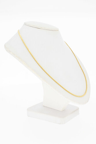 Geel gouden ketting 18 Karaat - 50,5 cm