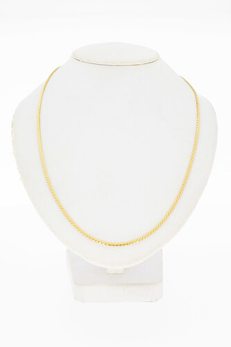 Geel gouden ketting 18 Karaat - 50,5 cm