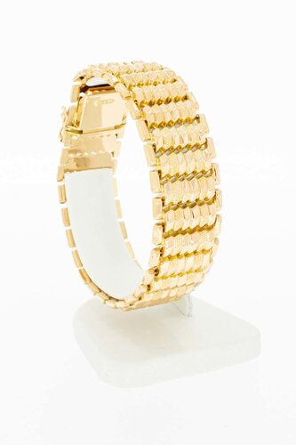 Vintage-armband 18 Karaat goud - 19,1 cm