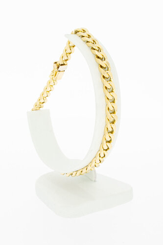 Gourmet 18 Karaat goud armband - 22,3 cm