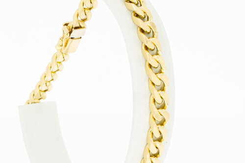 Gourmet 18 Karaat goud armband - 22,3 cm