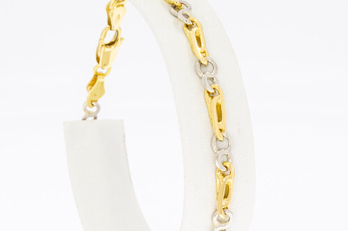 18 Karaat Valkoog armband - 19,7 cm