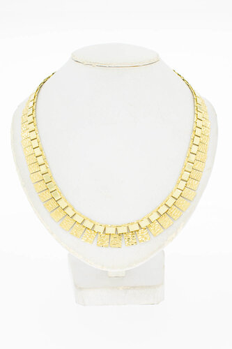 14 Karaat gouden Cleopatra Collier - 42,5 cm