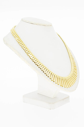 14 Karaat gouden Cleopatra ketting - 45,6 cm