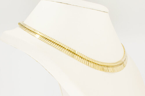 14 Karaat gouden Cleopatra Collier - 45 cm