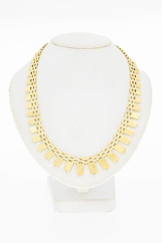 Cleopatra Choker 14 Karaat goud - 45 cm