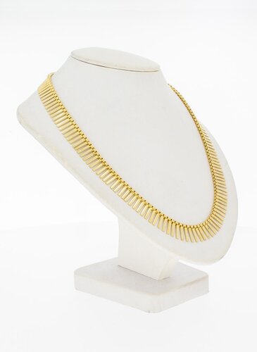 Cleopatra ketting 14 Karaat goud - 48,5 cm