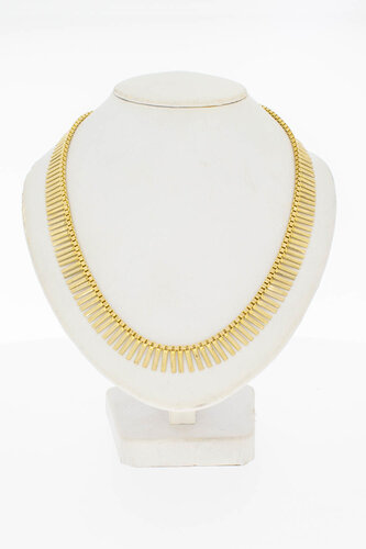 Cleopatra ketting 14 Karaat goud - 48,5 cm