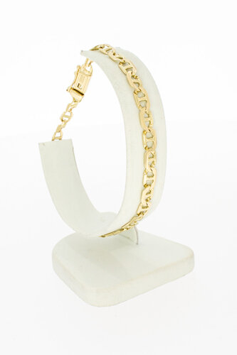 Ankerarmband 14 krt geelgoud - 21 cm