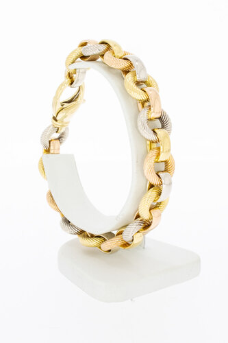 18 Karaat Anker armband goud - 22,5 cm