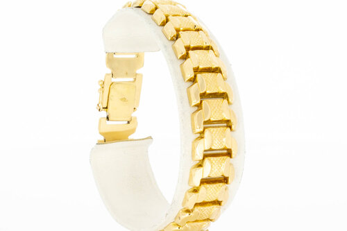 18 Karaat Rupsband armband - 18,8 cm
