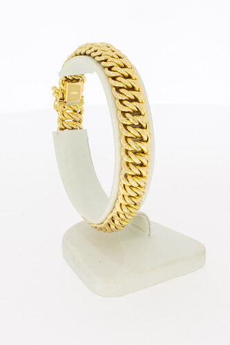 18 karaat gevlochten armband - 19 cm