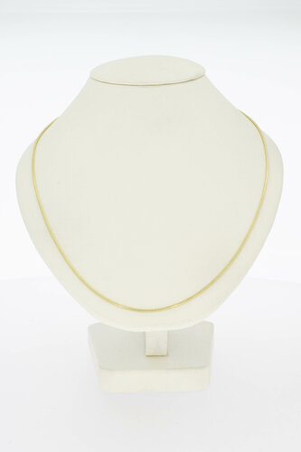 14 karaat goud Slangen Choker - 43 cm
