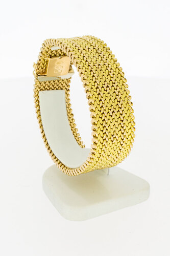 18 Karaat Gevlochten armband - 19,2 cm