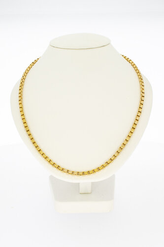Venetiaanse ketting 18 karaat goud - 76,8 cm