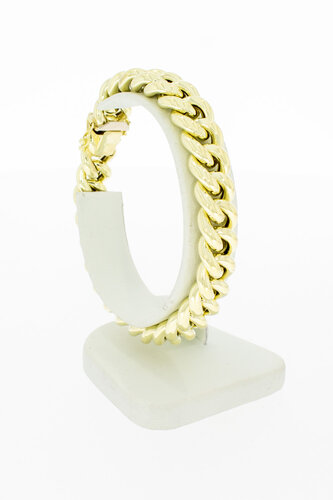 Gourmet armband 14 krt goud - 20,1 cm