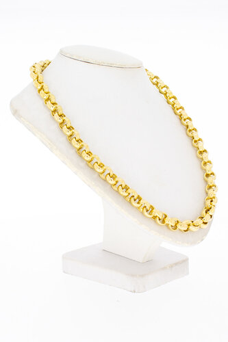 18 Karaat gouden Jasseron ketting - 45,5 cm