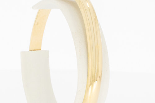 Dames Slavenarmband 14 karaat geelgoud