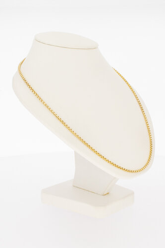 Ventiaanse ketting 14 karaat goud - 45,5 cm