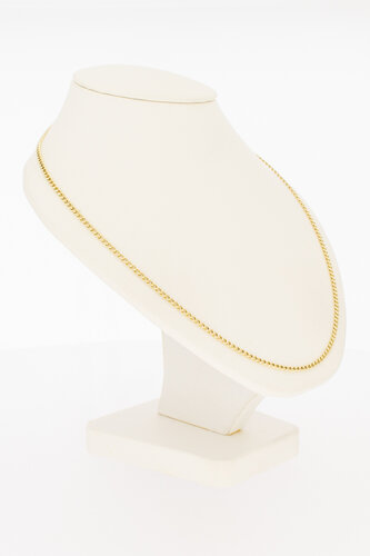 Gourmetketting 14 karaat geelgoud - 62,7 cm