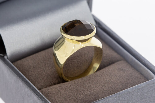 Pinkring 14 karaat geelgoud - 16,1 mm