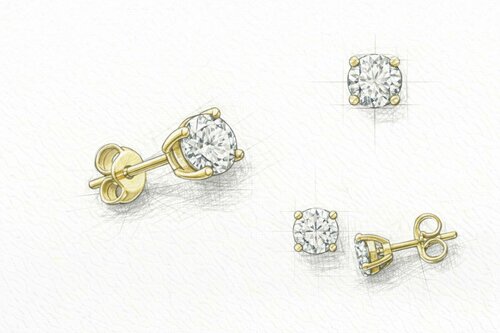 Diamanten oorstekers laten maken