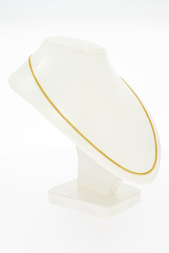 Gouden gourmetketting 18 karaat - 53,5 cm