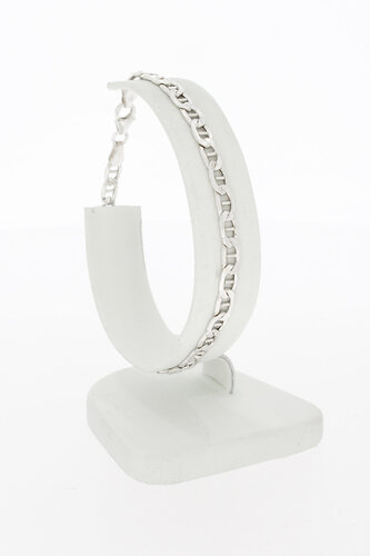 Zilveren valkenoog armband 925 - 19 cm