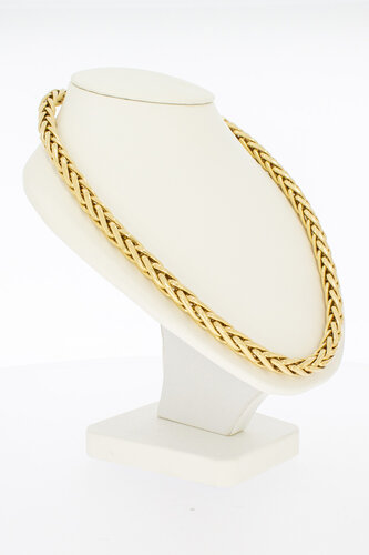 Gouden vossenstaart ketting 14 karaat - 45,4 cm