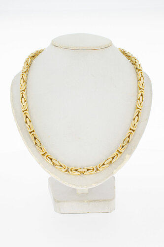 Gouden byzantijnse koningsketting 14 karaat - 60,5 cm