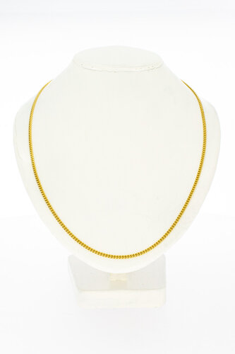 Gouden gourmetketting 18 karaat - 60,2 cm