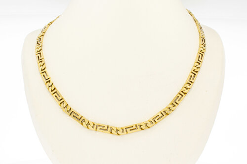 Gouden Versace style ketting 14 karaat - 51,6 cm