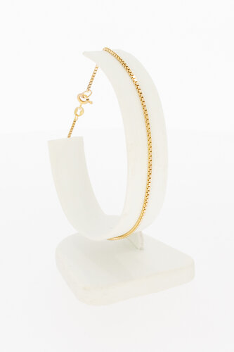 14 karaat gouden Venetiaans armbandje  20,5 cm