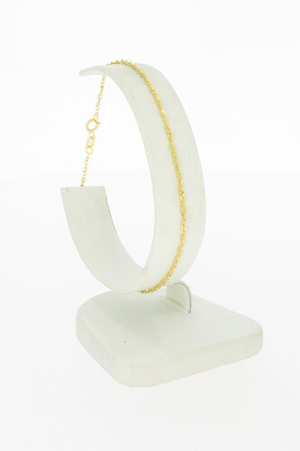 14 karaat goudenarmbandje - 19,5 cm