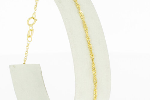 14 karaat goudenarmbandje - 19,5 cm