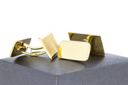 Gouden manchetknopen 14 karaat (15,9 g)