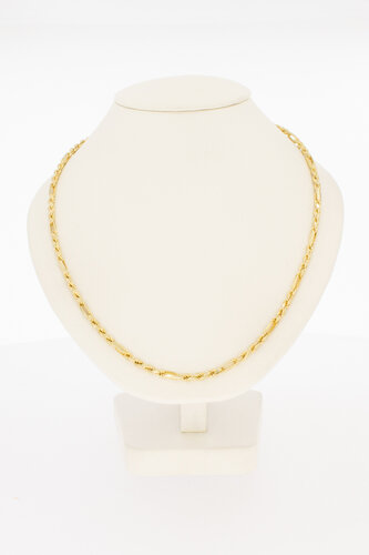 Koordketting 14 karaat geel goud - 44 cm