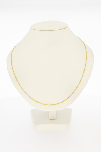 Gouden 14 karaat Gourmetketting - 50,2 cm