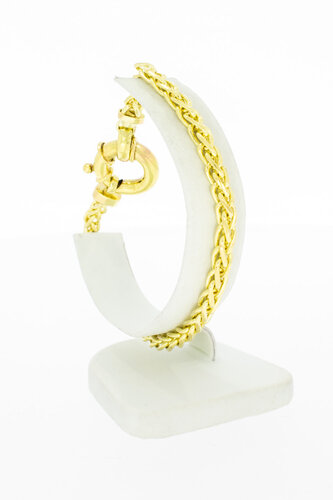 14 Karaat Vossenstaart armband - 23 cm