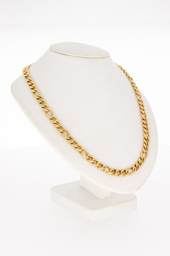 Figaro ketting 14 Karaat goud - 45,5 cm